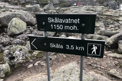 Pitstop ved Skålavatnet, påfyll av vann.